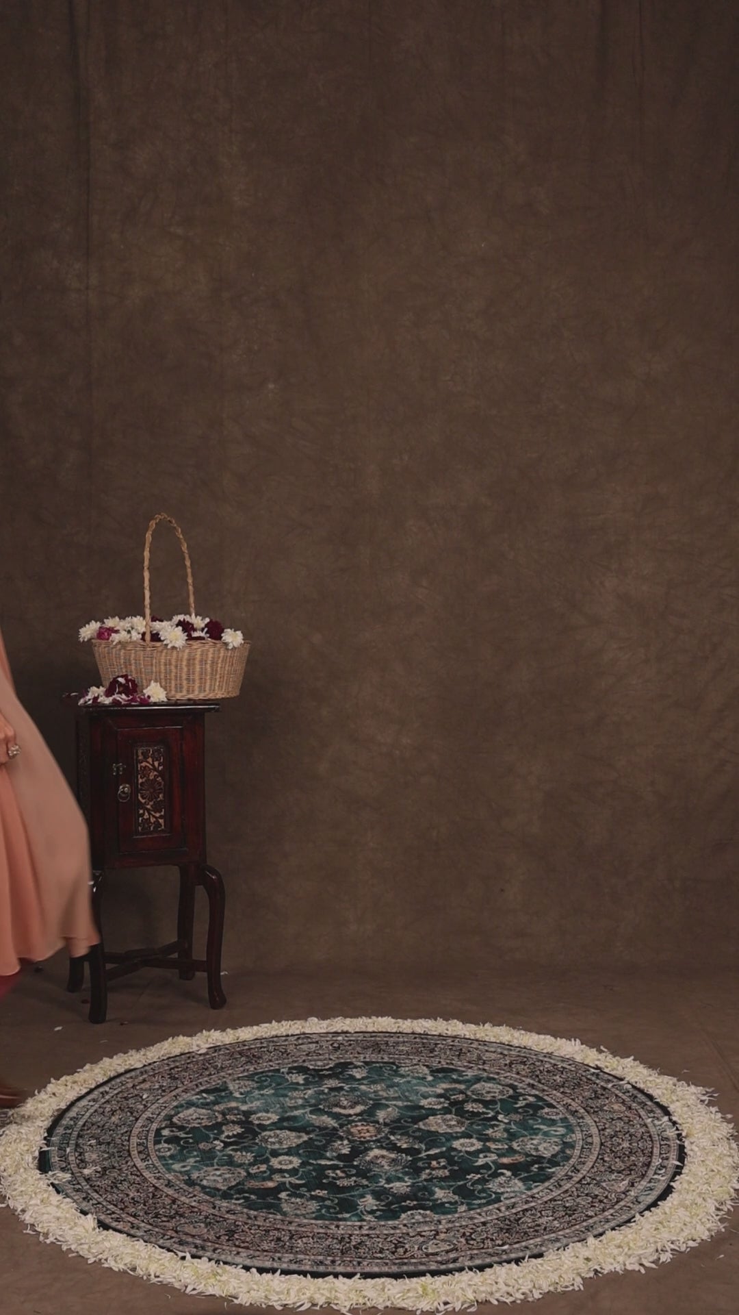 Blush Pink Georgette Co-ord Set by AKloset